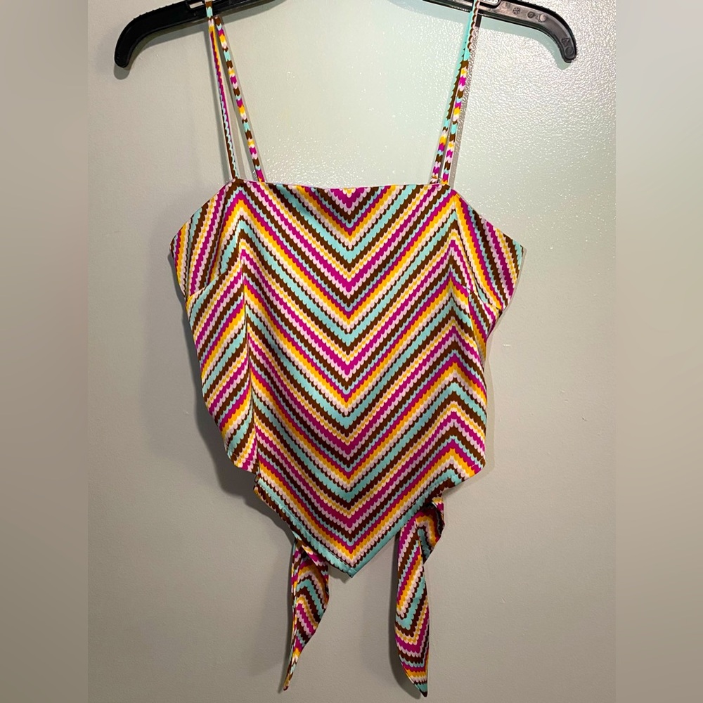 SO Juniors Smocked Back Scarf Top